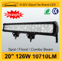 Wholesales car accessory 20inch new led light bar 126w